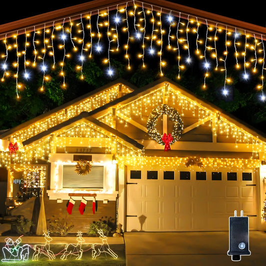 Christmas Outdoor Lights LED Curtain Hanging