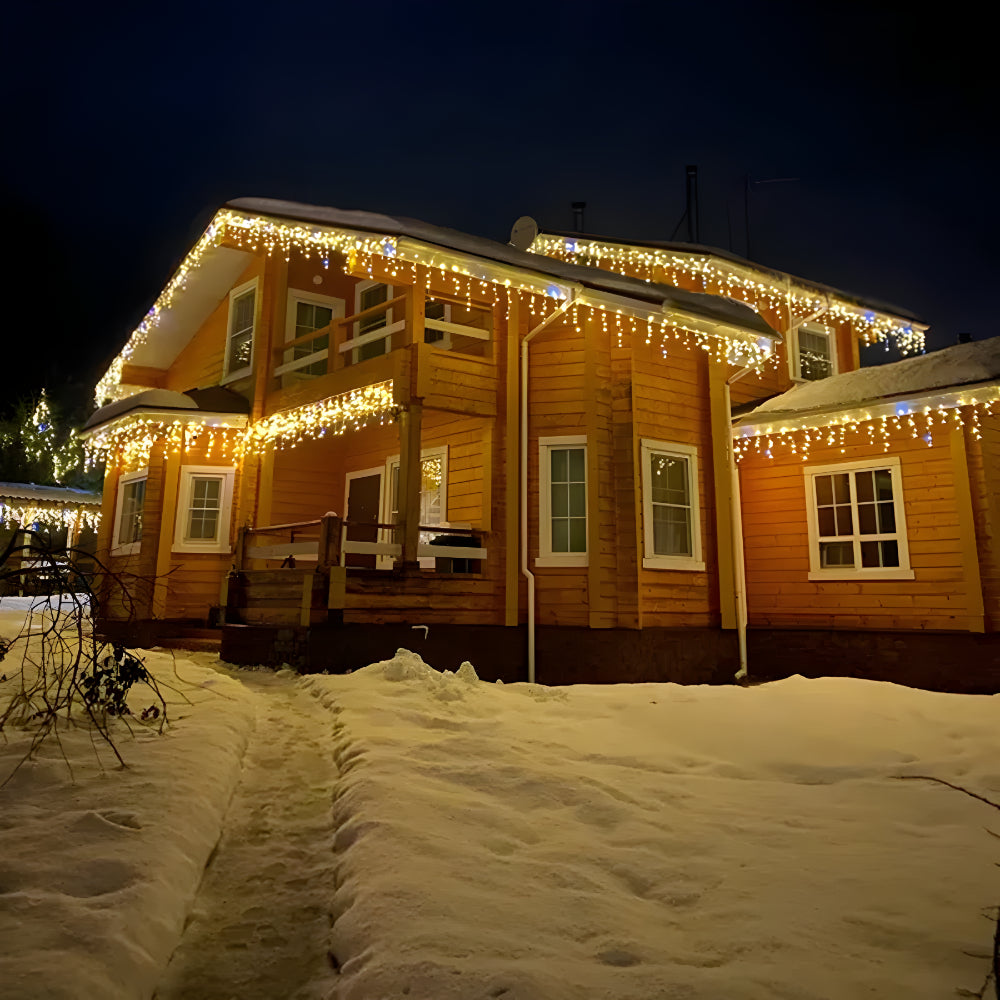 Christmas Outdoor Lights LED Curtain Hanging