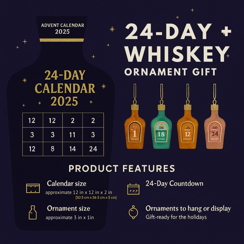 Advent Calendar Whiskey Style Decorative