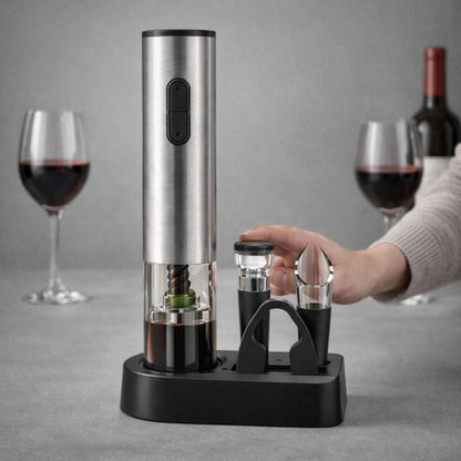 Wine Opener Electric Rechargeable Stainless