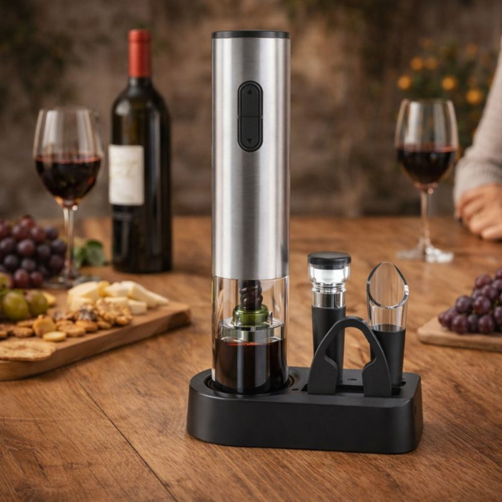 Wine Opener Electric Rechargeable Stainless