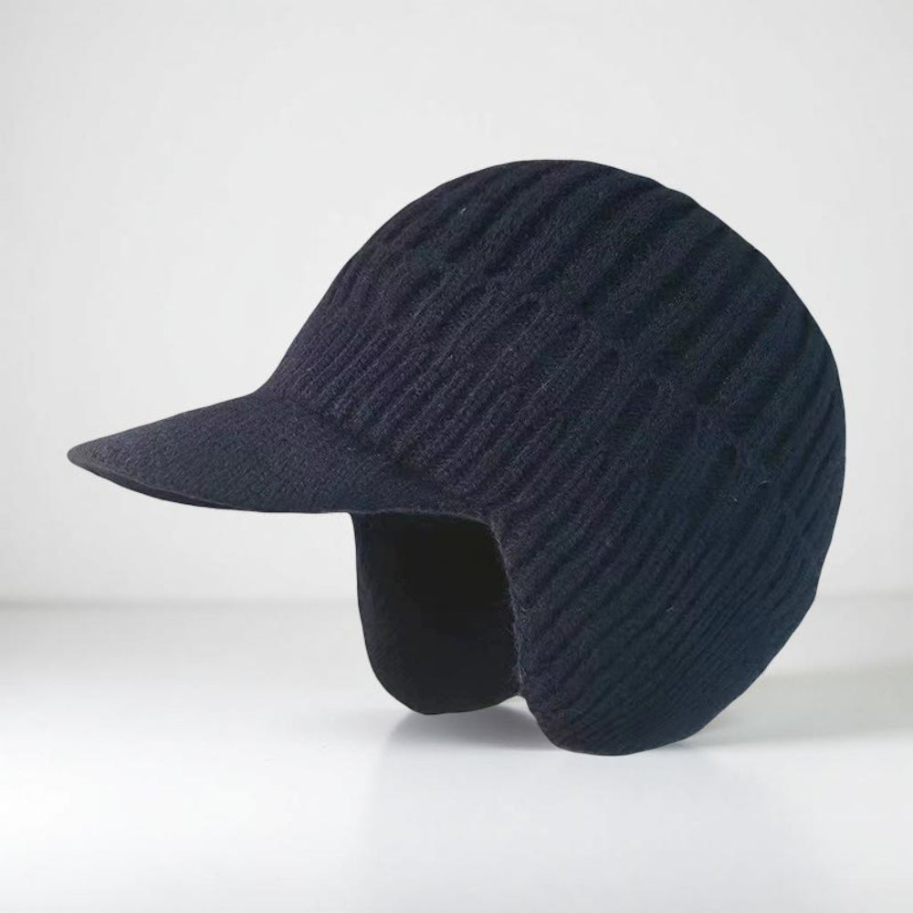 Winter Hat Knit Beanie Visor Ear Flaps
