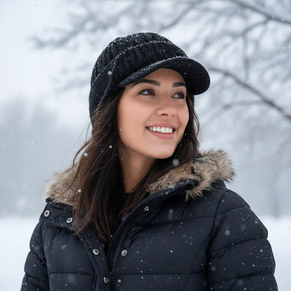 Winter Hat Ear Flap Trapper Knit Cap