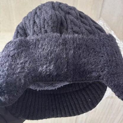 Knit Trapper Hat Ear Flap Winter Cold