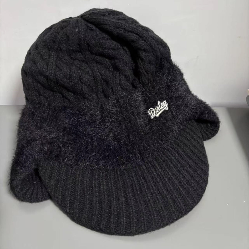 Knit Trapper Hat Ear Flap Winter Cold