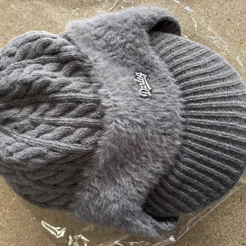 Knit Trapper Hat Ear Flap Winter Cold