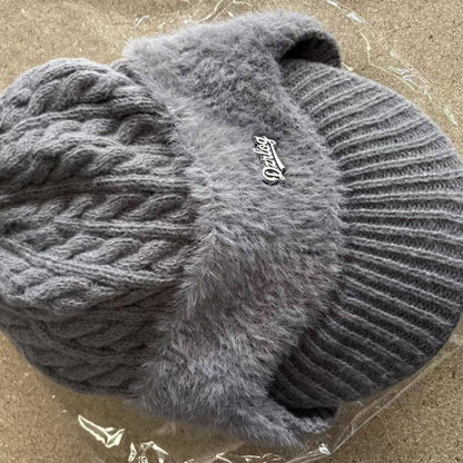 Knit Trapper Hat Ear Flap Winter Cold