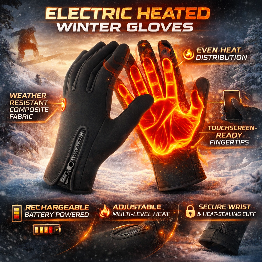 Winter Gloves Thermal Touchscreen Outdoor