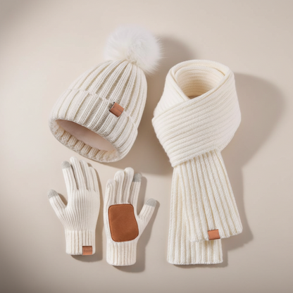 Winter Accessories Knit Hat Scarf