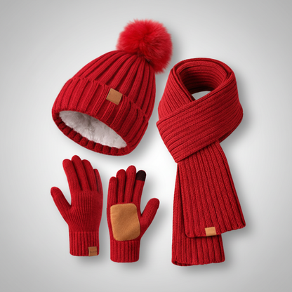 Winter Accessories Knit Hat Scarf