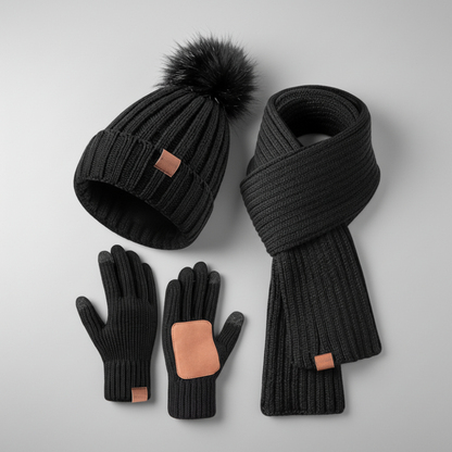 Winter Accessories Knit Hat Scarf