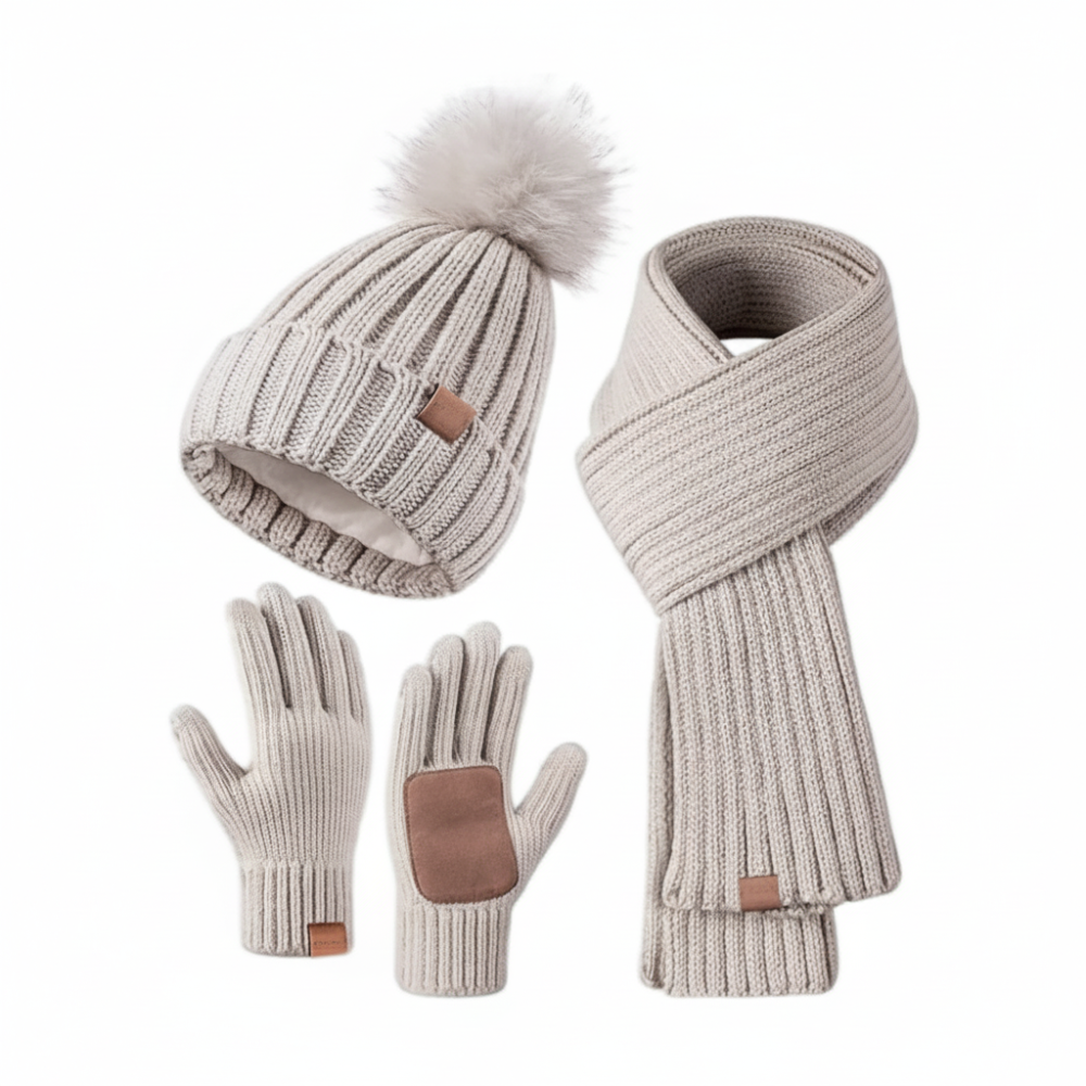 Winter Accessories Knit Hat Scarf