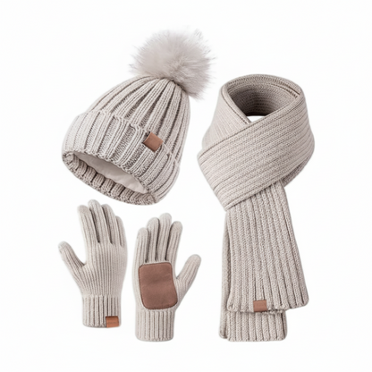 Winter Accessories Knit Hat Scarf