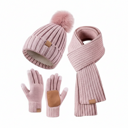 Winter Accessories Knit Hat Scarf