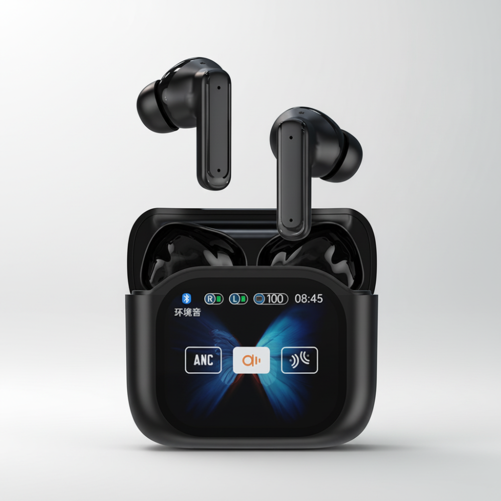 Wireless Translator Headphones Touch Control