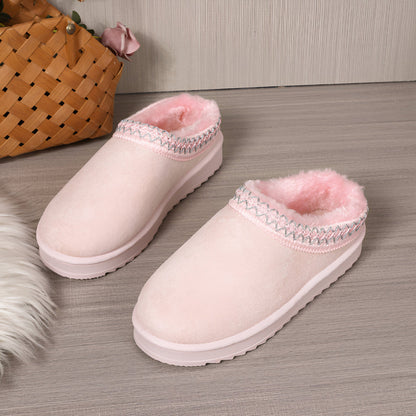 Women's Slippers Winter Flat Indoor Outdoor