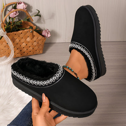 Women's Slippers Winter Flat Indoor Outdoor