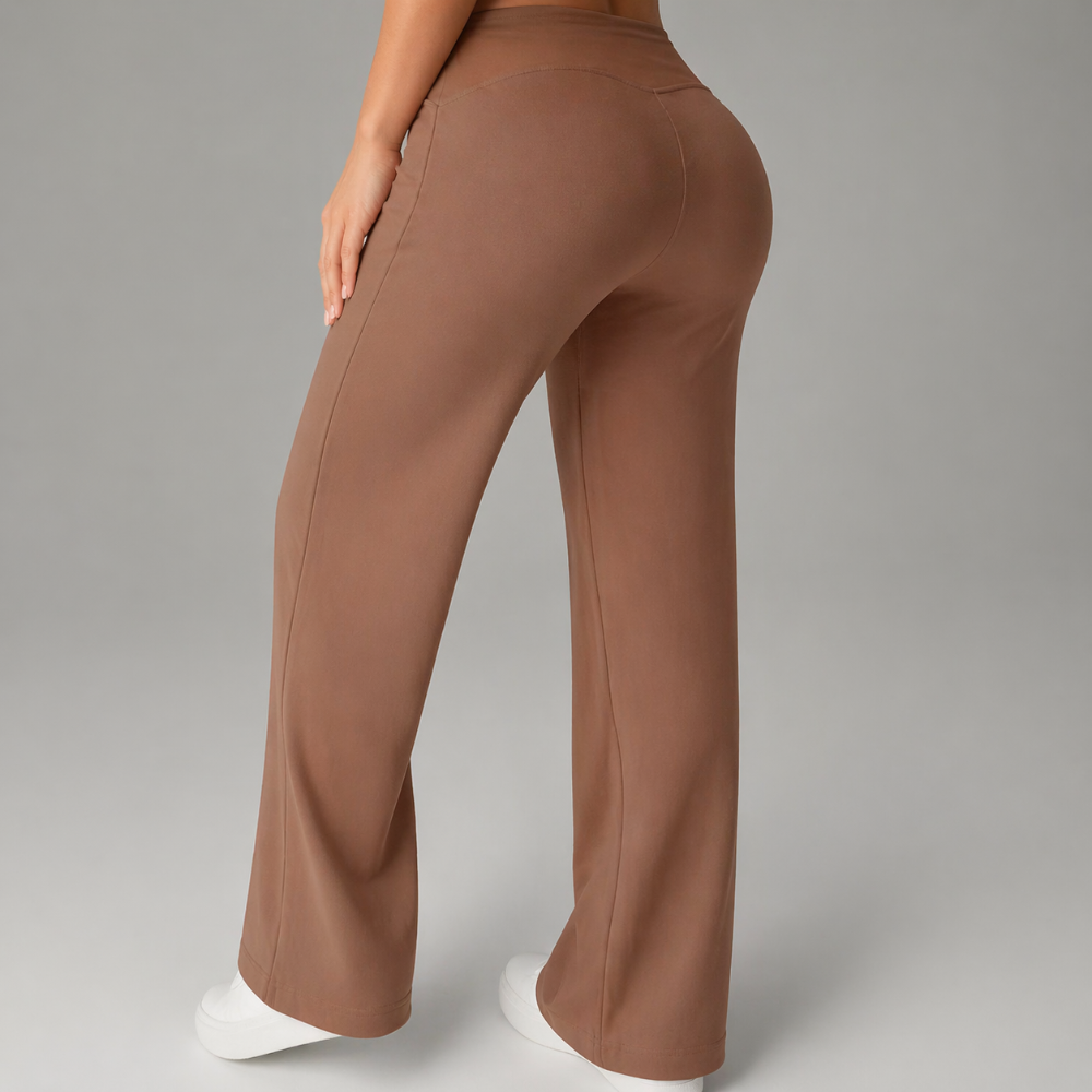 Women Yoga Pants High Waisted Flared Stretch