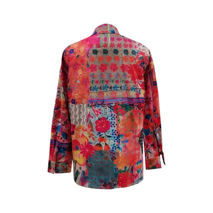 Women's Blouse Floral Print Long Sleeve