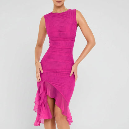Women's Dresses Cocktail Dress Ruched Midi