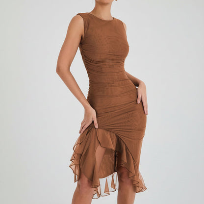 Women's Dresses Cocktail Dress Ruched Midi
