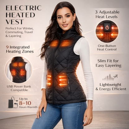 Women's Heated Vest Electric Heating Outdoor
