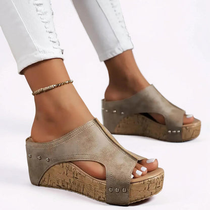Women's Sandals Wedge Platform Slip On