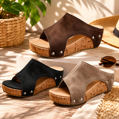 Women's Sandals Wedge Platform Slip On