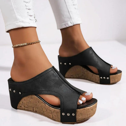 Women's Sandals Wedge Platform Slip On