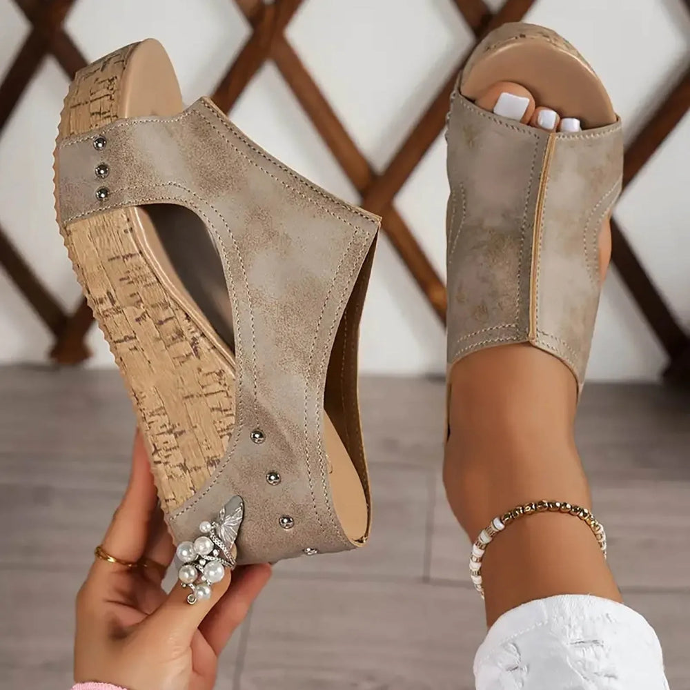 Women's Sandals Wedge Platform Slip On