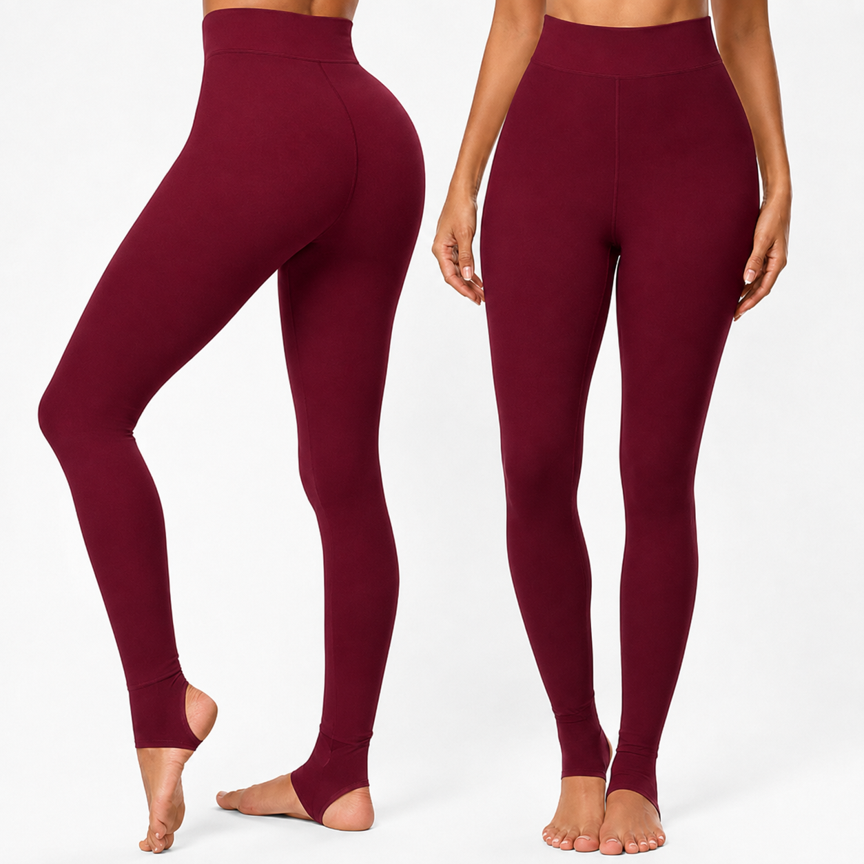 Women's High Waist Leggings Warm Winter