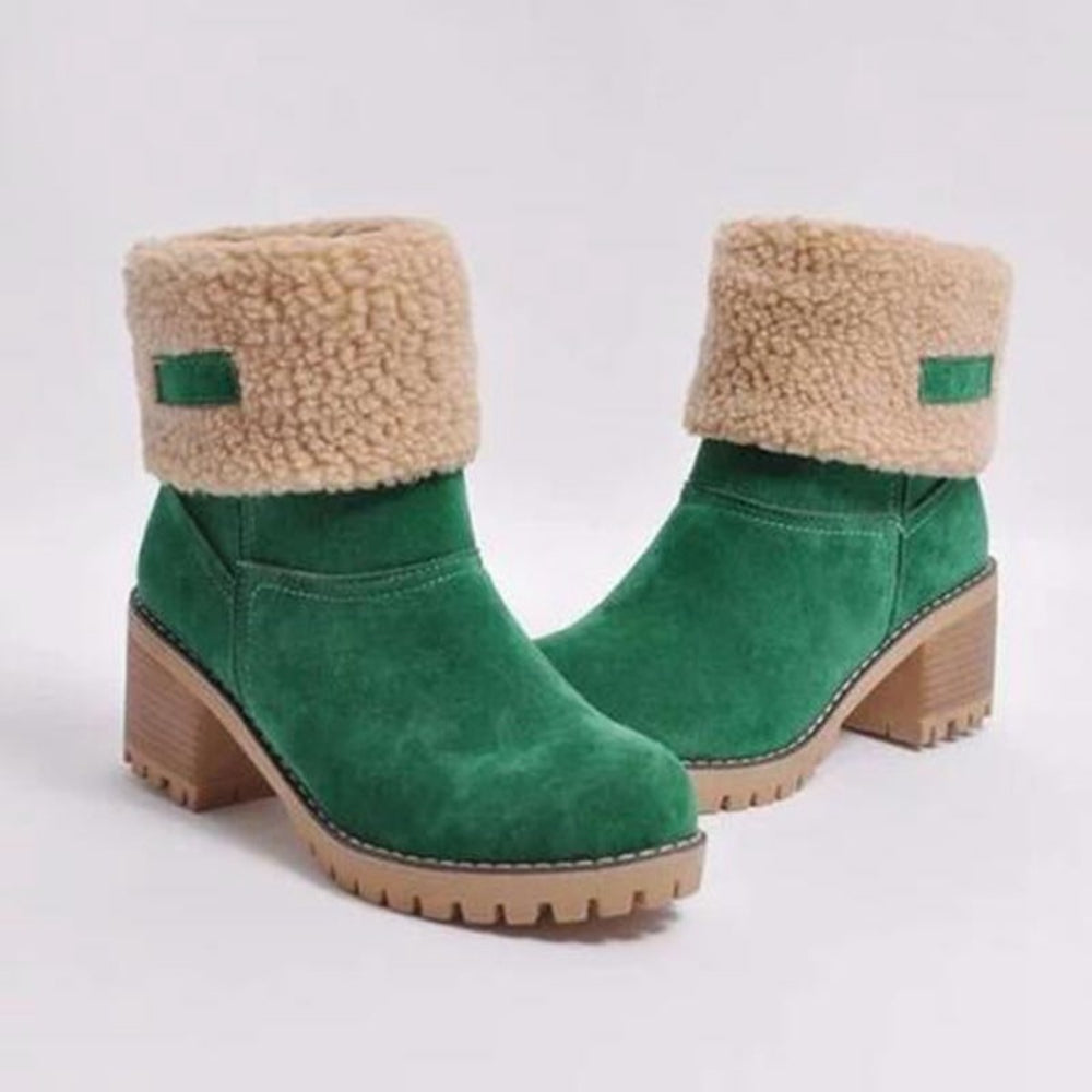 Women's Winter Boots Chunky Heel Boots