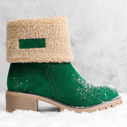 Women's Winter Boots Chunky Heel Boots