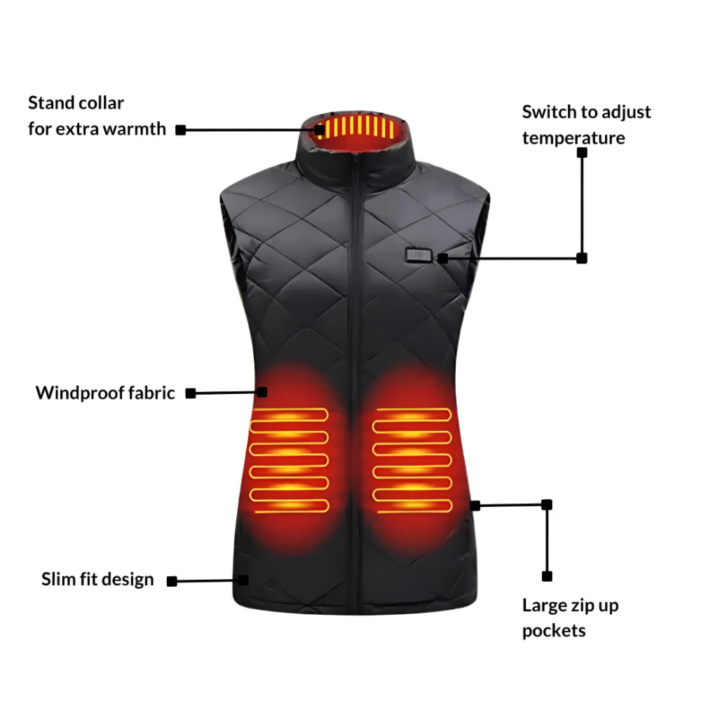 Women's Heated Vest Electric Heating Outdoor