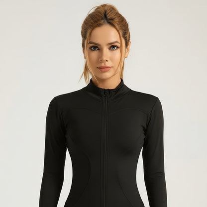 Womens Pickleball Workout Jacket Zip Up