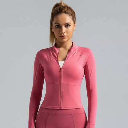 Womens Pickleball Workout Jacket Zip Up
