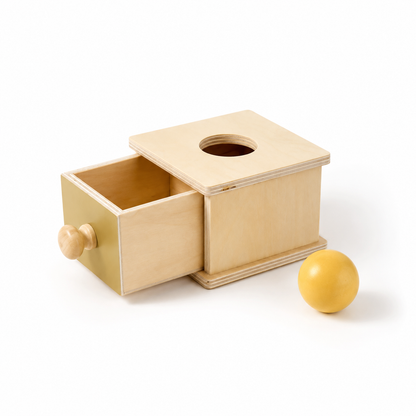 Wooden Object Permanence Box Cause Effect