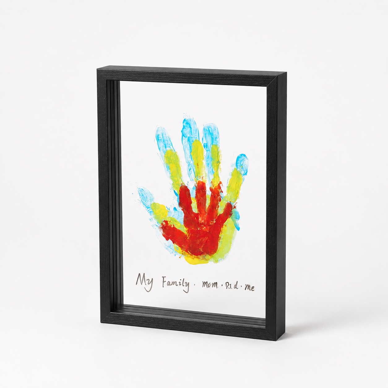 Wooden Frame Keepsake Family Handprint