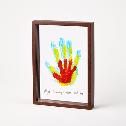 Wooden Frame Keepsake Family Handprint