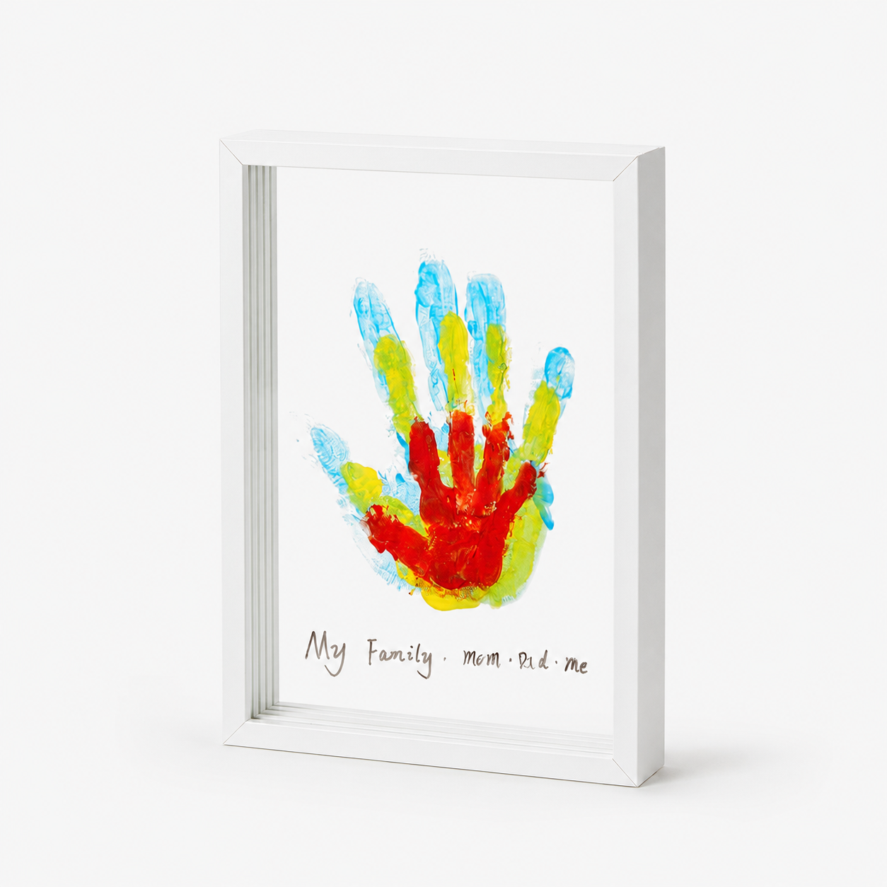 Wooden Frame Keepsake Family Handprint