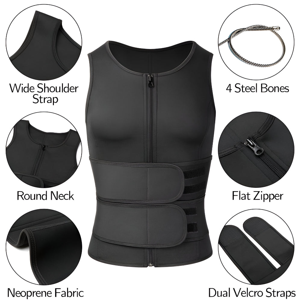 Workout Vest Neoprene Adjustable Fitness