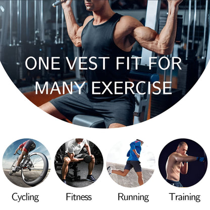 Workout Vest Neoprene Adjustable Fitness