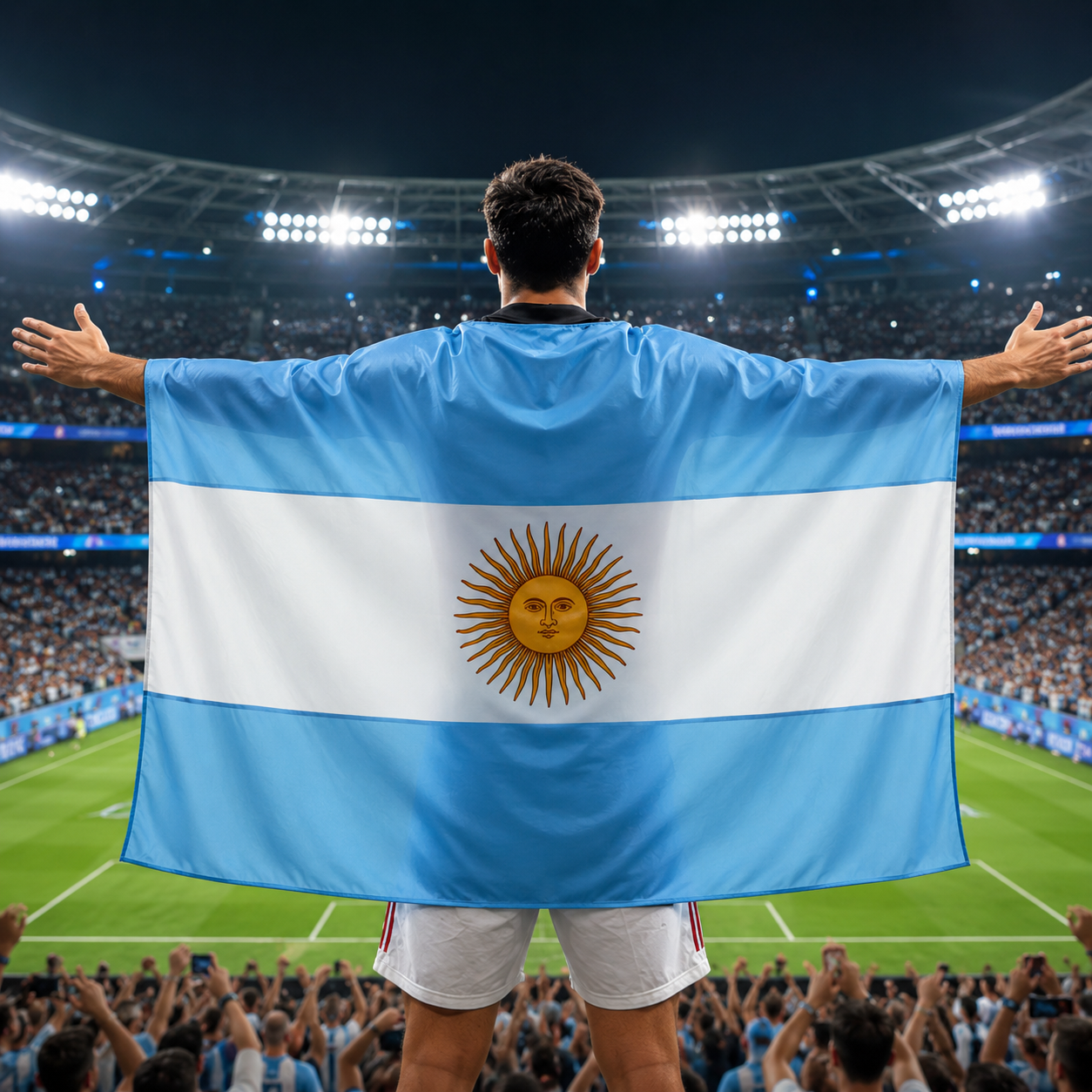 World Cup Argentina Flag Banner Sports Fan