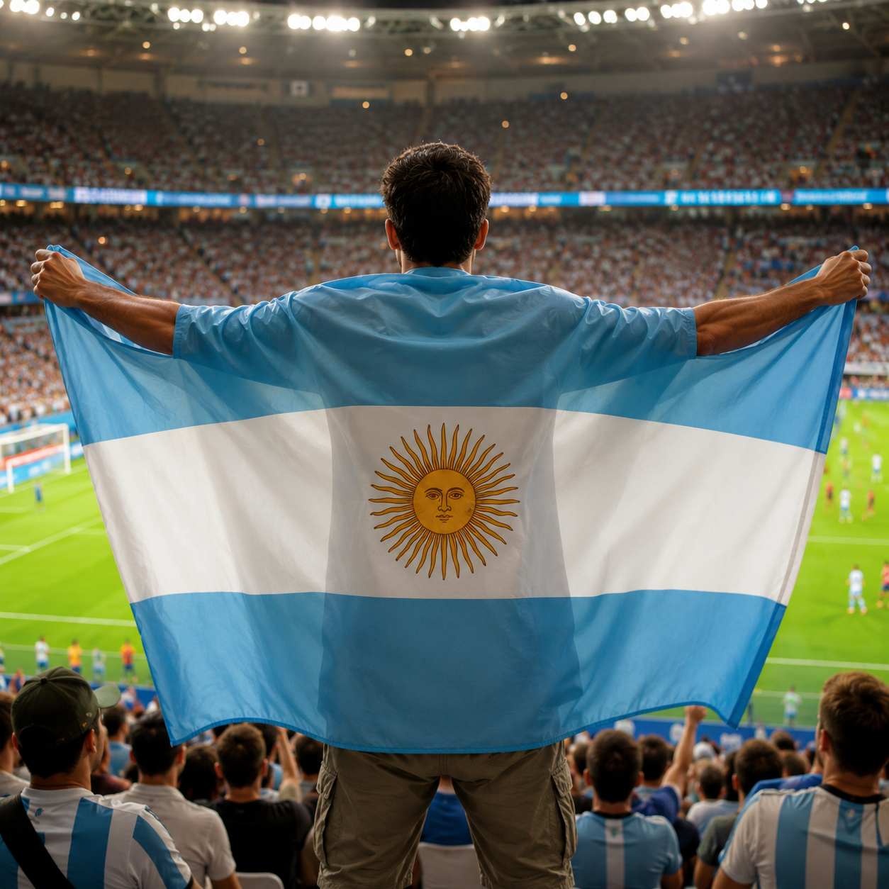 World Cup Argentina Flag Banner Sports Fan
