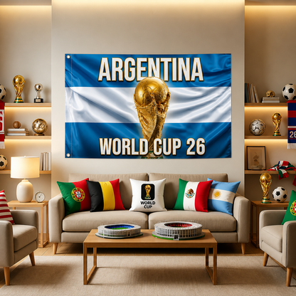 World Cup Argentina Flag Banner Outdoor