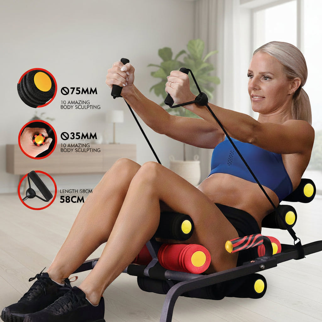Ab Trainer Core Strength Fitness Crunch