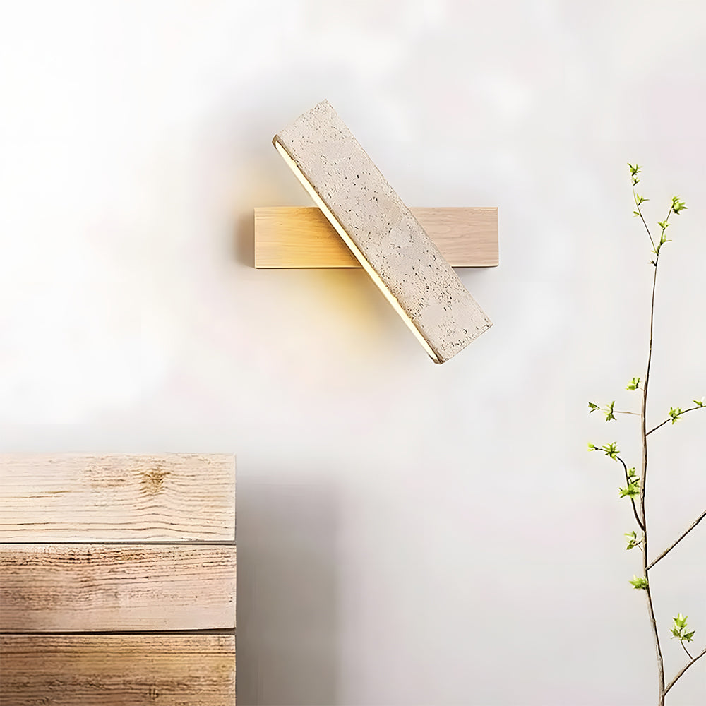 Travertine Wall Light Modern Minimalist