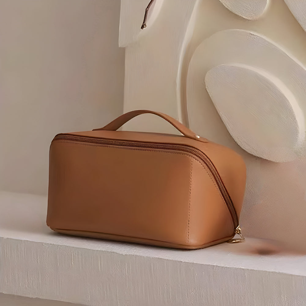 Makeup Bag Travel Organizer PU Shell