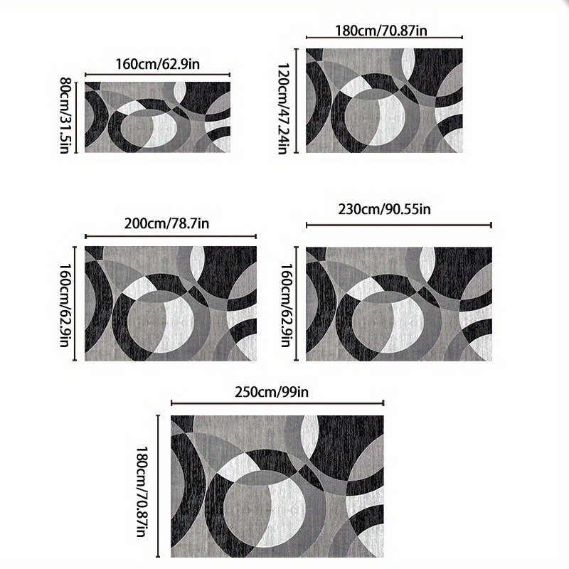 Orbit Weave Geometric Rug lifestyle 3