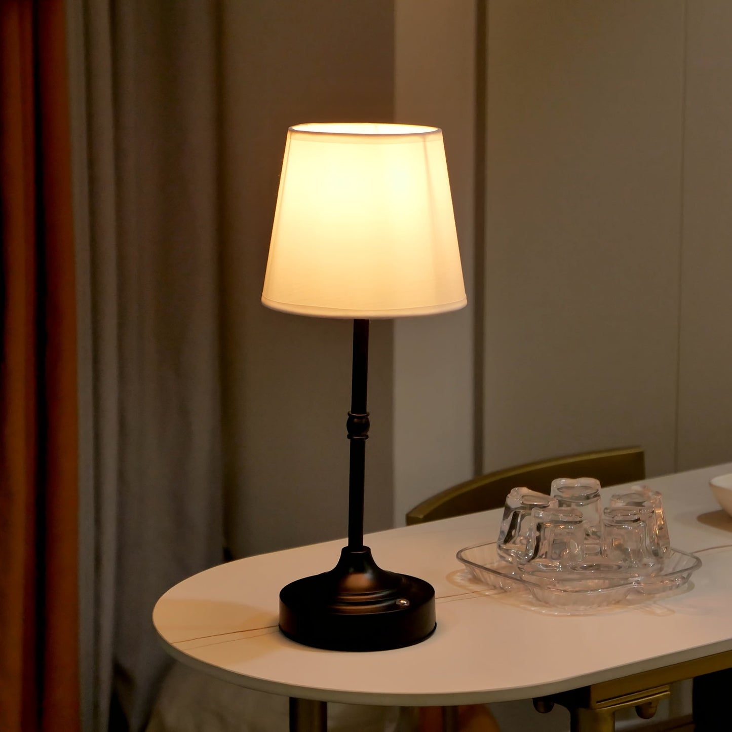 Dimmable Cordless Table Lamp USB